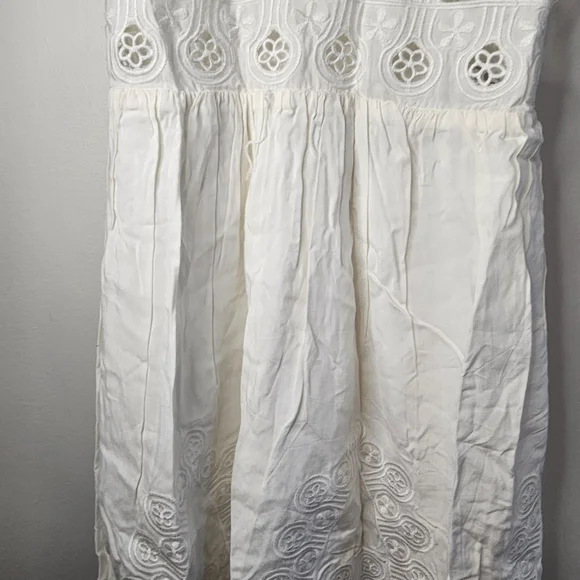 Honey Punch White Lace Cutout Spaghetti Strap Mini Dress Size Small - Picture 7 of 13